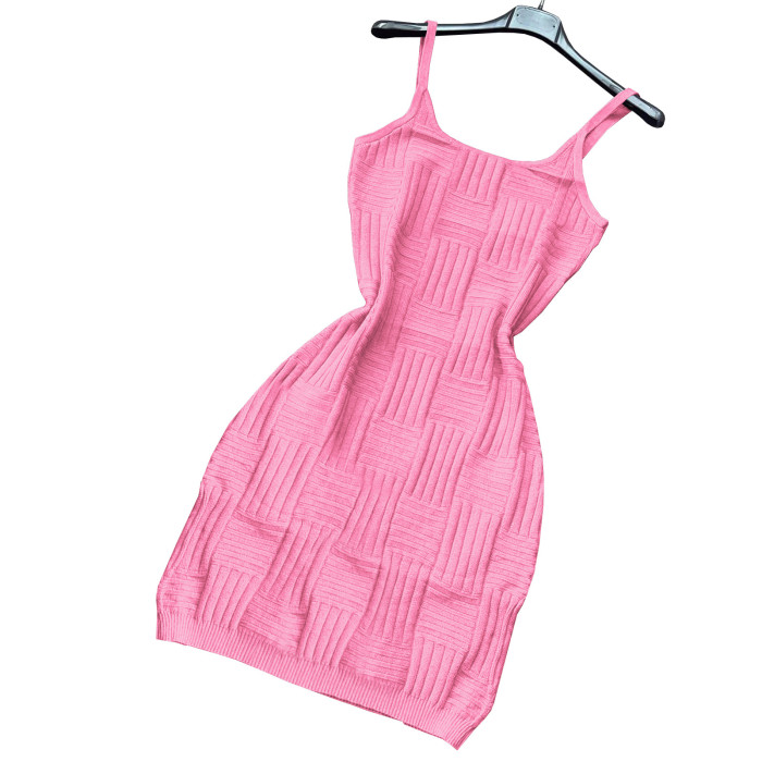 Knitted Sleeveless Bodycon Dress