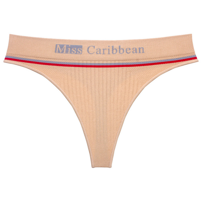Miss caribbean Underwear Sports Fitness Women's  Thread Seamless Traceless Briefs