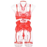 Lace Eyelash Lace Panel Wth Collar