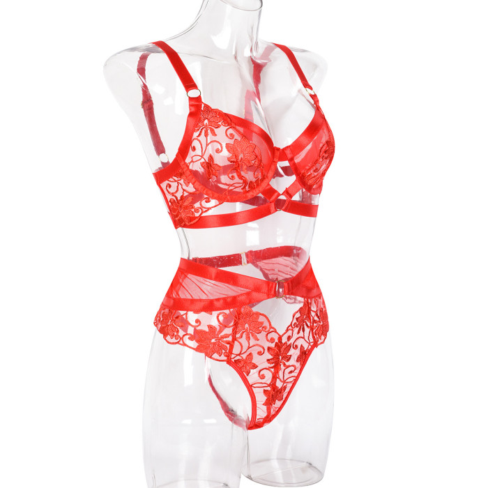 Lace Mesh Splicing Sexy Fun Suit