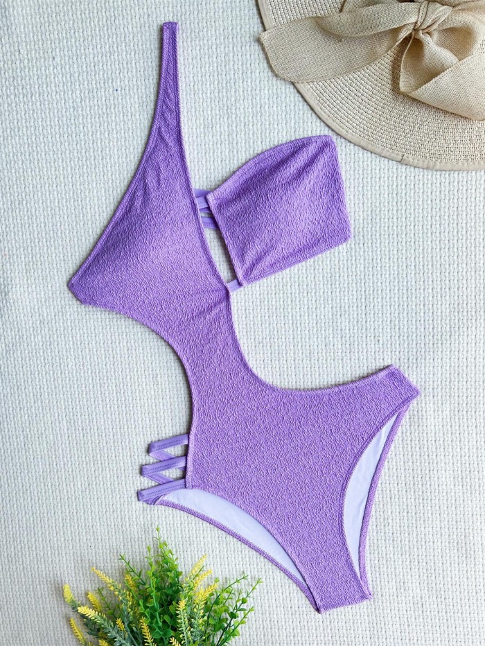 One-piece Swimsuit One Shoulder Bikini
