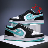 Colorblock Lace-up Front Sports Basketball Shoes
