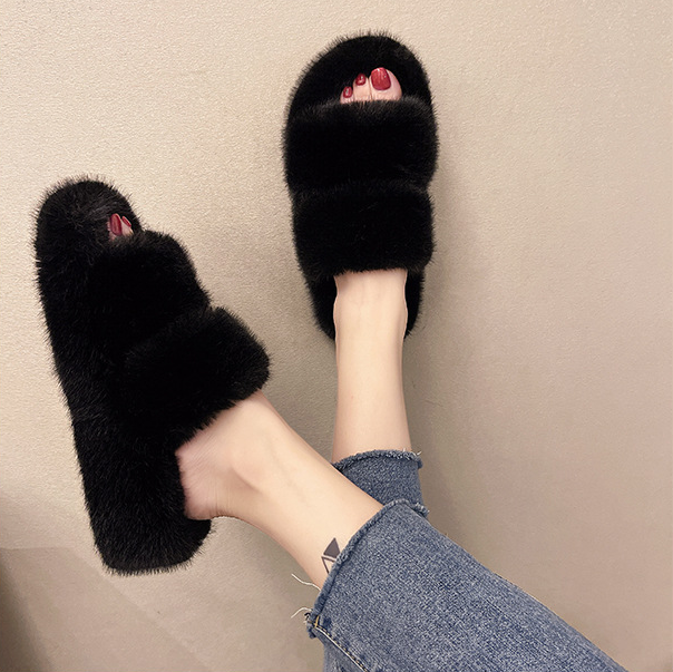 Women Thick Soled Indoor Warm Slippers