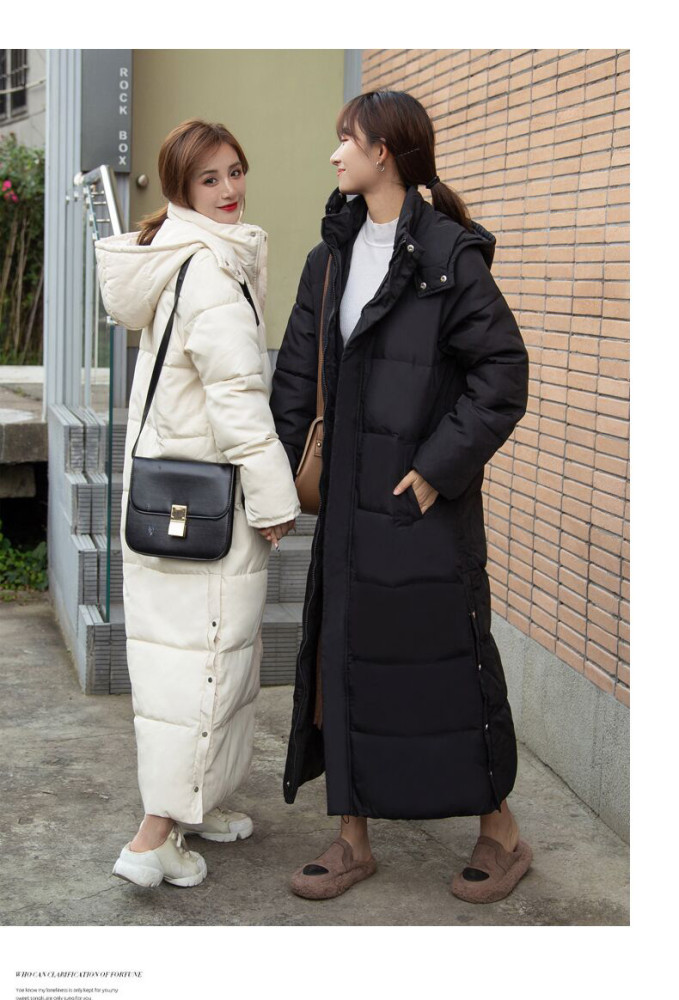 Loose and Thick Long Cotton Coat