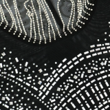 Diamond Rhinestone Sexy Dinner Evening Dress
