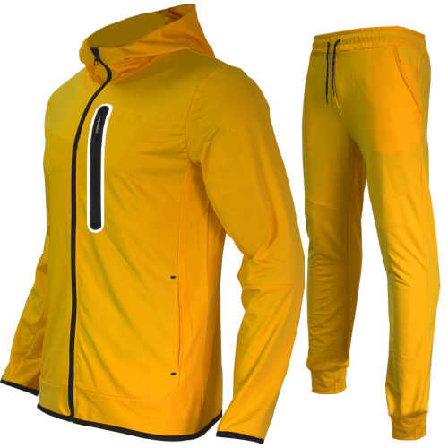 Men's Customized LOGO Jogger Sports Suit Two Pieces Set