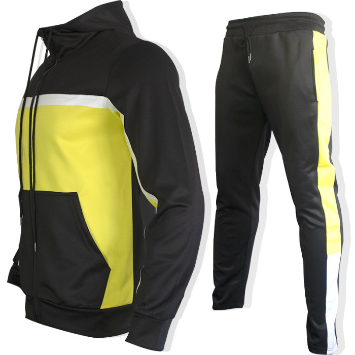 Men's Customized LOGO Jogger Sports Suit Two Pieces Set