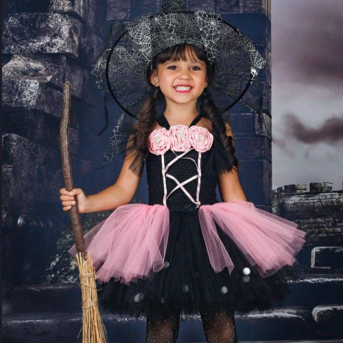 Halloween Girl Princess Dress Halloween Witch Cosplay Costume