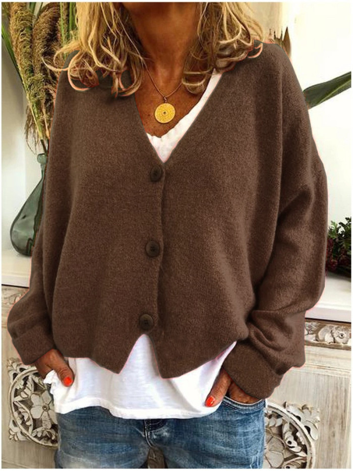 Casual Loose Sweater Knitted Cardigan