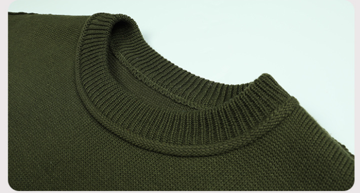 Round Neck Knitted Top