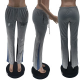 Letter Print Casual Jogger Pant