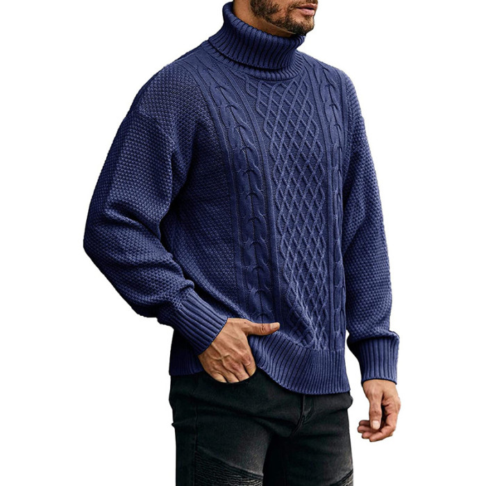 High Collar Pullover Sweater
