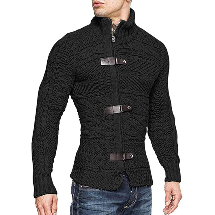 Turtleneck Zipper Sweater 
