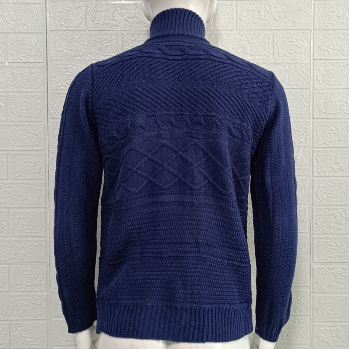 Turtleneck Zipper Sweater 