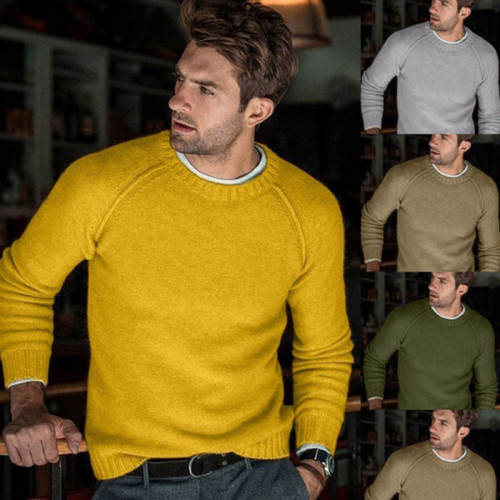 Male Pullover Knit Sweater