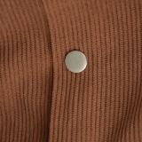 High Waist Corduroy Midi Dress