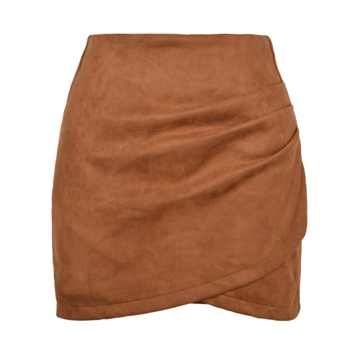 Irregular Mini Bodycon Skirt