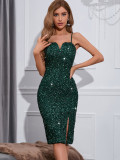 Sequin Sling Bodycon Dresses