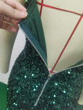 Sequin Sling Bodycon Dresses
