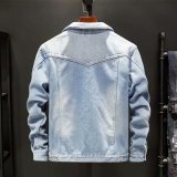 Men's Thick Plush Denim Jacket