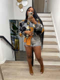 Embroidered Polar Fleece Jacket Coat