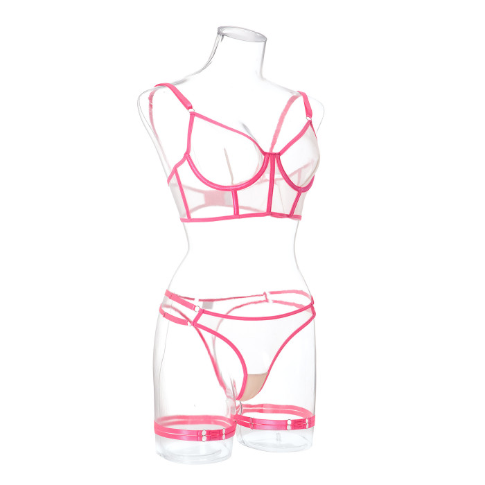 Ultra-Thin Transparent Sexy Bra Briefs Underwear Set