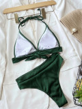 Sexy Two Pieces Swimsuit High Waist Bikini