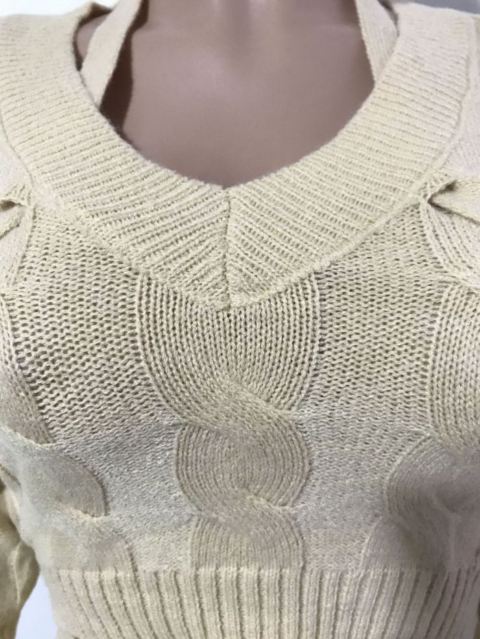 One Piece Knit Sweater Mini Dress