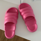 Candy Color Flat Bubble Slipper