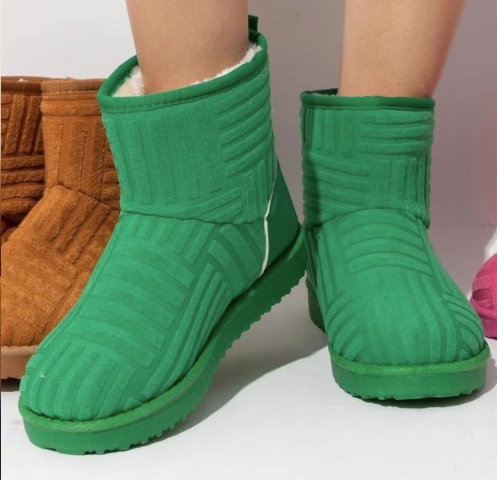 Thick-Soled Fleece Snow Boots