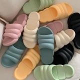Candy Color Flat Bubble Slipper