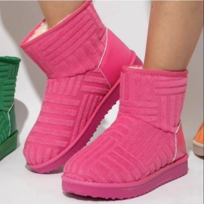 Thick-Soled Fleece Snow Boots
