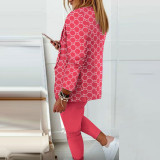 Print Matching 2 Piece Outfit Set
