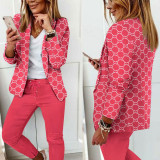 Print Matching 2 Piece Outfit Set