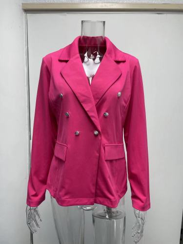 Solid Color Lady Office Wear Blazer