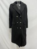 Turn Down Collar Woolen Long Coat