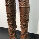 Pu leather 2 Piece Outfit