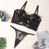 Embroider Lace Transparent Sexy Underwear