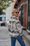 Turn Down Colorful Jacket Top