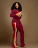Zipper Jacket And Jogger Pant Set