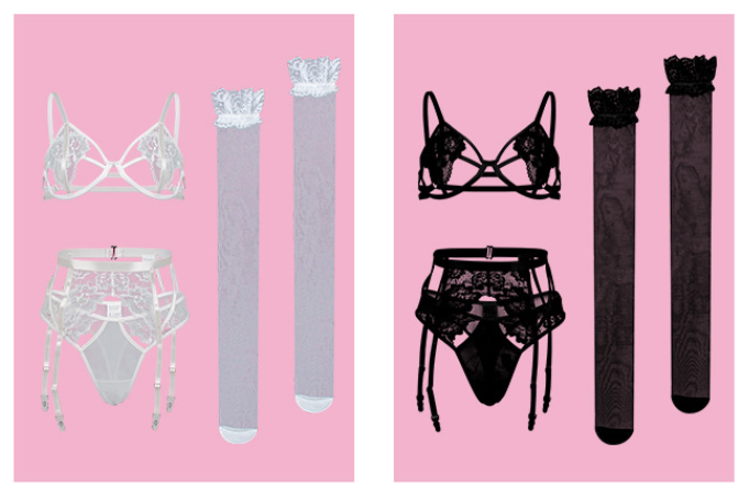 Lace Bra And Panty Underwear Set