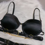 4 Piece Bra And Garter Sexy Lingerie Set