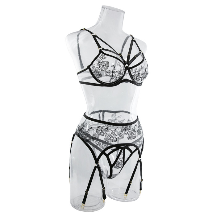 IHOOV Garter Belt Panties Bra & Panty Lingerie Sets