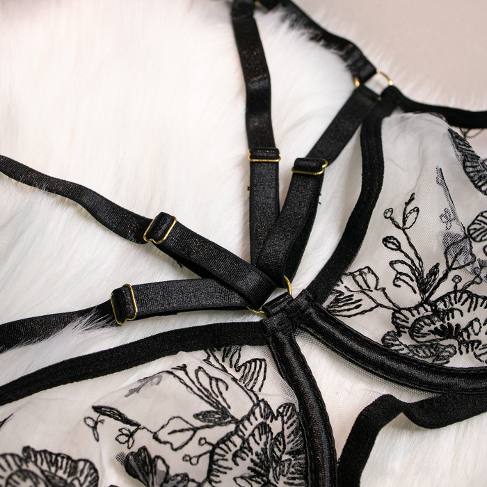 IHOOV Garter Belt Panties Bra & Panty Lingerie Sets