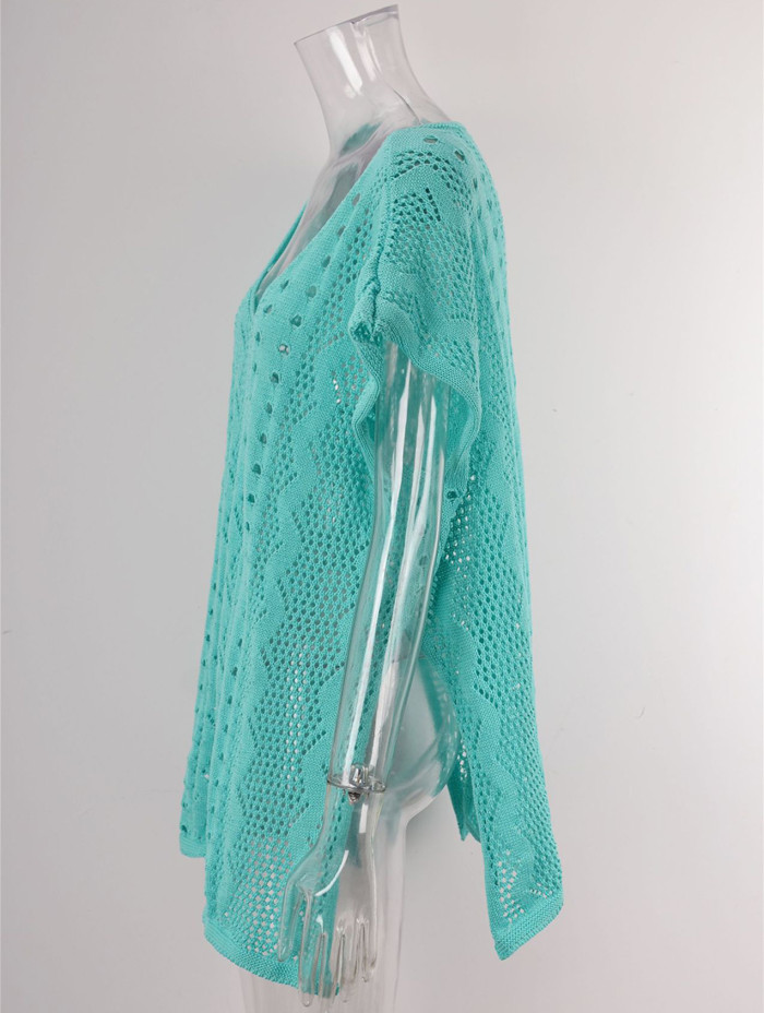 Crochet Cover Up Beach Dress
