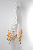 Hollow Out Bikini Cover Up Beach Dress
