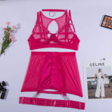 Women Mesh Sexy Lingerie Set