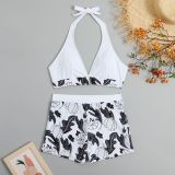 Bikini Top +Swim Short Summer Beachwear