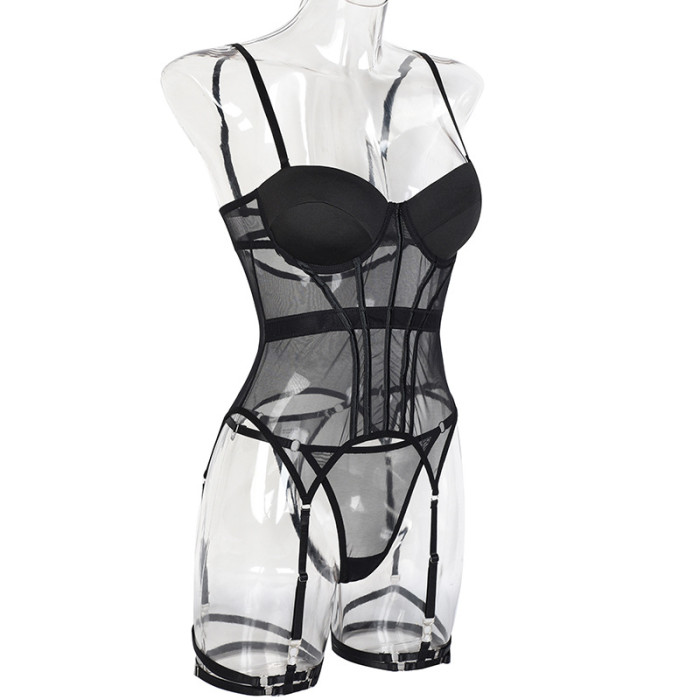 Transparent Sexy Teddy Bodysuit Lingerie