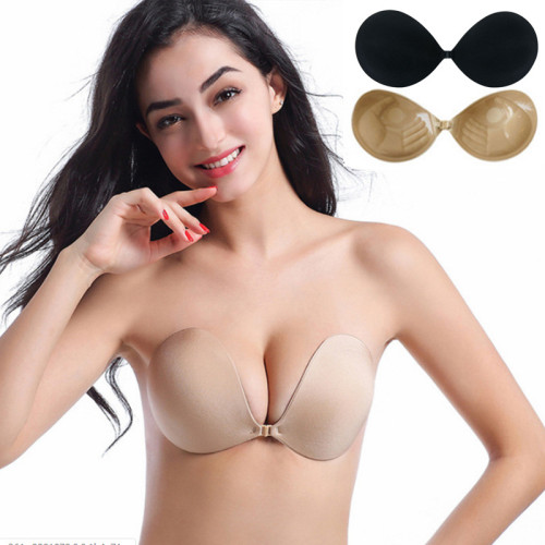 Gather non-slip Upper Support Without Steel Ring Stick Chest Pad Invisible Bra